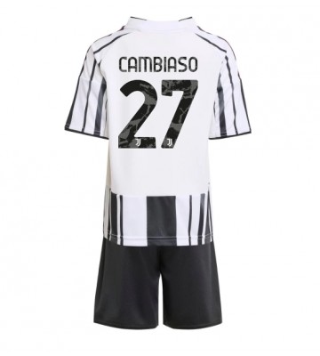 Juventus Andrea Cambiaso #27 Hjemmebanetrøje Børn 2025-26 Kortærmet (+ Korte bukser)